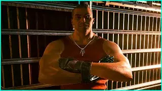 Jumping Over The Gate Instead of Taking Help From River | Cyberpunk 2077 Game