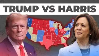 Donald Trump vs Kamala Harris | 2024 Election Map Prediction