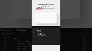Neumorphism Animation With Css 
