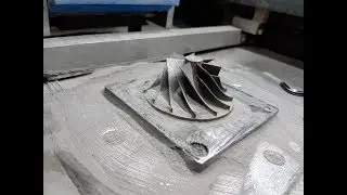 Unpowdering the 3d printed metal turbine