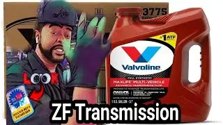 The ZF 8HP Transmission Tips Valvoline Drain and Refill Service using my new tool.