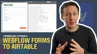 Webflow Forms to Airtable (without Zapier or Integromat) | Easy Workflow!