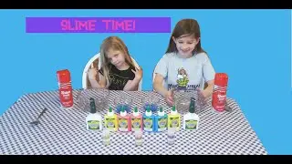 Mia and Ellie Make Slime with Dollar Store Ingredients!