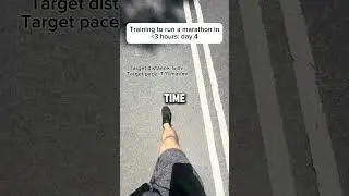 Day 4 of training to run a marathon in under 3 hours #marathontraining #marathon
