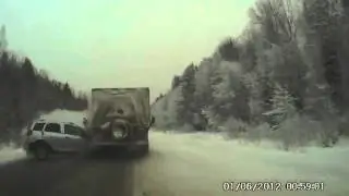 НАРЕЗКА ЖЕСТКИХ ДТП на видеорегистратор январь 2016 !!