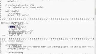 How to change your Level Cap and OTHER THINGS on your WoW Private Server