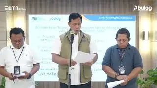Press Conference on BULOG's Assistance for Disaster-Affected Communities