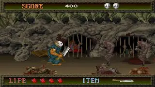 ARCADE MACHINES MAME SPLATTER HOUSE 1988 Namco