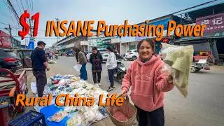 How Cheap is a Chinese Rural Market?  | $1’s Unbelievable Buying Power at the Market