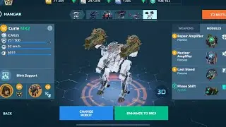 Curie Glacier Destroying 150 Rook | War Robots Gameplay