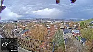 Spring thunderstorm timelapse, April 18th, 2023