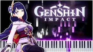 Overlord of the Thunderstorm / Inazuma Battle Theme (Genshin Impact) 【 PIANO TUTORIAL 】
