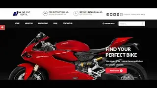 Fantastic Bike Rental  Website  Project in PHP with Database | PHP Projects 
