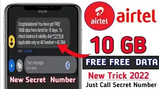 Airtel May Data Code 2022 ! Airtel 10GB Free Data Code ! New Code Free Internet Airtel !