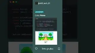 How to make photo colour Picker using|Javascript 