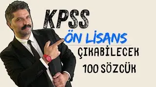 KPSS | Ön Lisans | Çıkabilecek 100 Sözcük