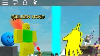 SLAP BATTLES FUNNY MOMENT (GOLDEN HAND)