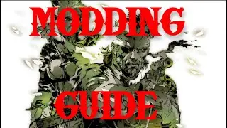 MGS3 Modding Guide + Tutorial [LINKS IN DESCRIPTION]