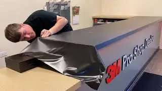 Countertop Vinyl Wrap Makeover | Black Brushed Metal (MUST SEE Results!)