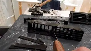 ремонт и переборка центрального дифлектора печки мерседес 124 + тюнинг