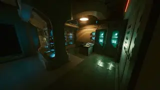 Cyberpunk 2077--exploring an unused room in Kabuki, Watson