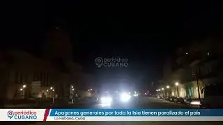 Apagones en Cuba: Gran parte de la capital cubana se mantiene a oscuras