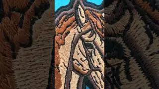 Cute Horse Iron On Patch P7280