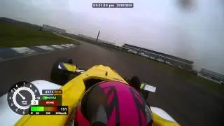 British F4 | Onboard Piers Prior | Media Day 2016 | Rockingham