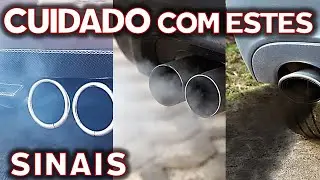 Motor Fumando - Fumaça Branca, Azul e Preta - Significado