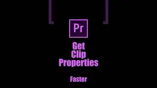 How to get Clip Properties such as frame rate | Adobe Premiere Pro Tutorial | Youtube Shorts