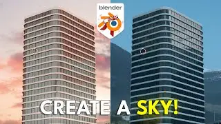 How to Create a Sky in Blender in Just 50 Seconds!