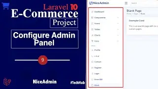 Laravel 10 E-Commerce Project #9 Configure Admin Panel