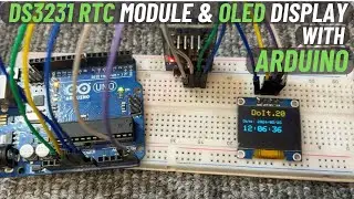 DS3231 RTC Module & OLED Display 0.96" I2C 128x64 SSD1306 with Arduino | English Subtitle