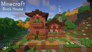 Minecraft: How to build a simple Brick House | Easy Survival Tutorial