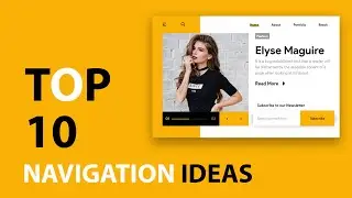TOP 10 WEBSITES NAVIGATION IDEAS IN 2021 | RESPONSIVE AND ATTRACTIVE NAVIGATION BAR IDEAS