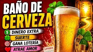 Baño de Cerveza Suerte y Amor Exito Triunfo #abrecaminos #dineroextra