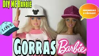 🌺Cómo hacer gorras FACILES y RAPIDAS para muñecas Barbie.❤️