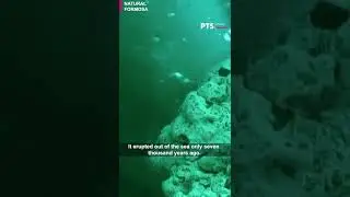 Diving to the bottom of active volcanic island