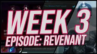 Destiny 2: Weekly Challenges, Ada-1 and Eververse | Week 3 | Episode: Revenant