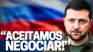 Novas condições para a paz! Ucrânia quer negociar! Zelensky aceita ceder Crimeia!?