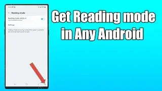 How to turn on reading Reading mode on android/Reading mode on chrome