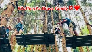 #Most Dangerous and exciting Zip-line in the whole world#Zufferey a Brave  Family#check it out👌