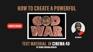 HOW TO CREATE A POWERFUL MATERIAL FOR YOUR TEXT IN CINEMA 4D BY USING CORONA RENDER