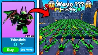 😱100 TELANTHRIC UNITS!!☠️HOW MANY WAVES I GOT?! || TOILET TOWER DEFENSE (ROBLOX)