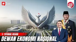 Ikn Terkini‼️Tutorial Desain Gedung Dewan Ekonomi Nasional - Nusantara Arsitektur Ai