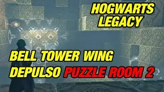 Hogwarts Legacy - Last Collection Chest! -  Depulso Puzzle Room 2 - The Bell Tower Wing