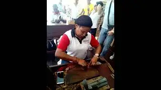Изготовление сигар.