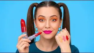FUN DIY MAKEUP TIPS AND TRICKS || Cool and simple ideas for girls by 123 GO!