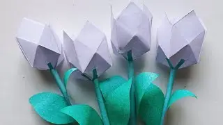 How to make paper flowers | paper craft