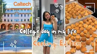 CALTECH DAY IN THE LIFE | cooking class, gym, teaching assistant, eating TONS of food :)